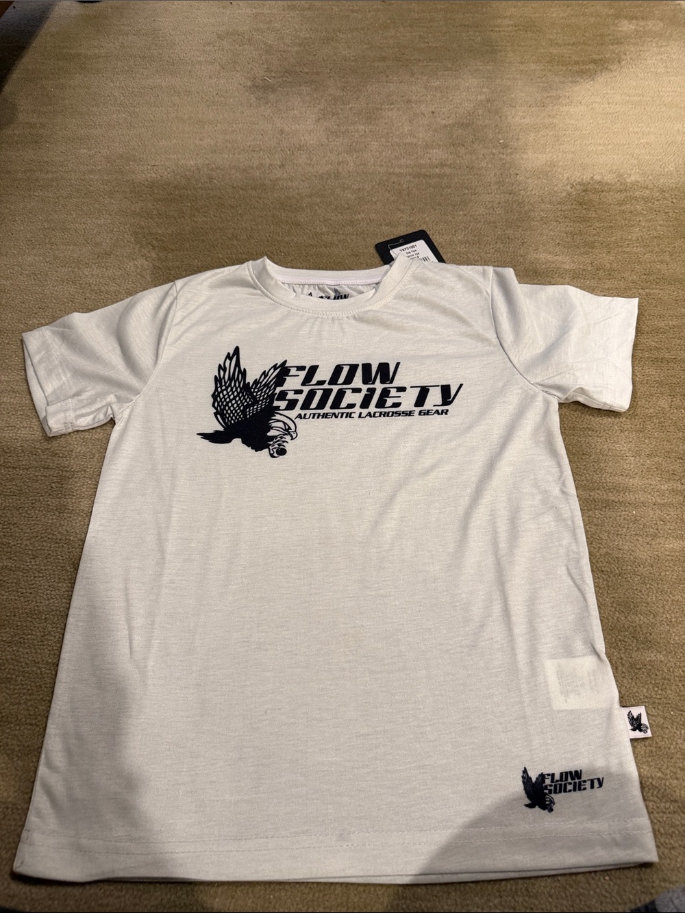 Flow Society Youth  White Graphic T-Shirt.
